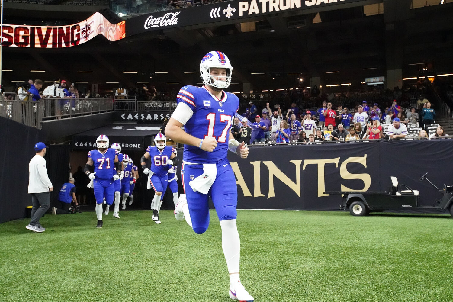 Taking the field